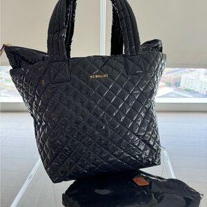 MZ WALLACE MEDIUM METRO TOTE GLOSS MAGNET ** not deluxe version * preowned